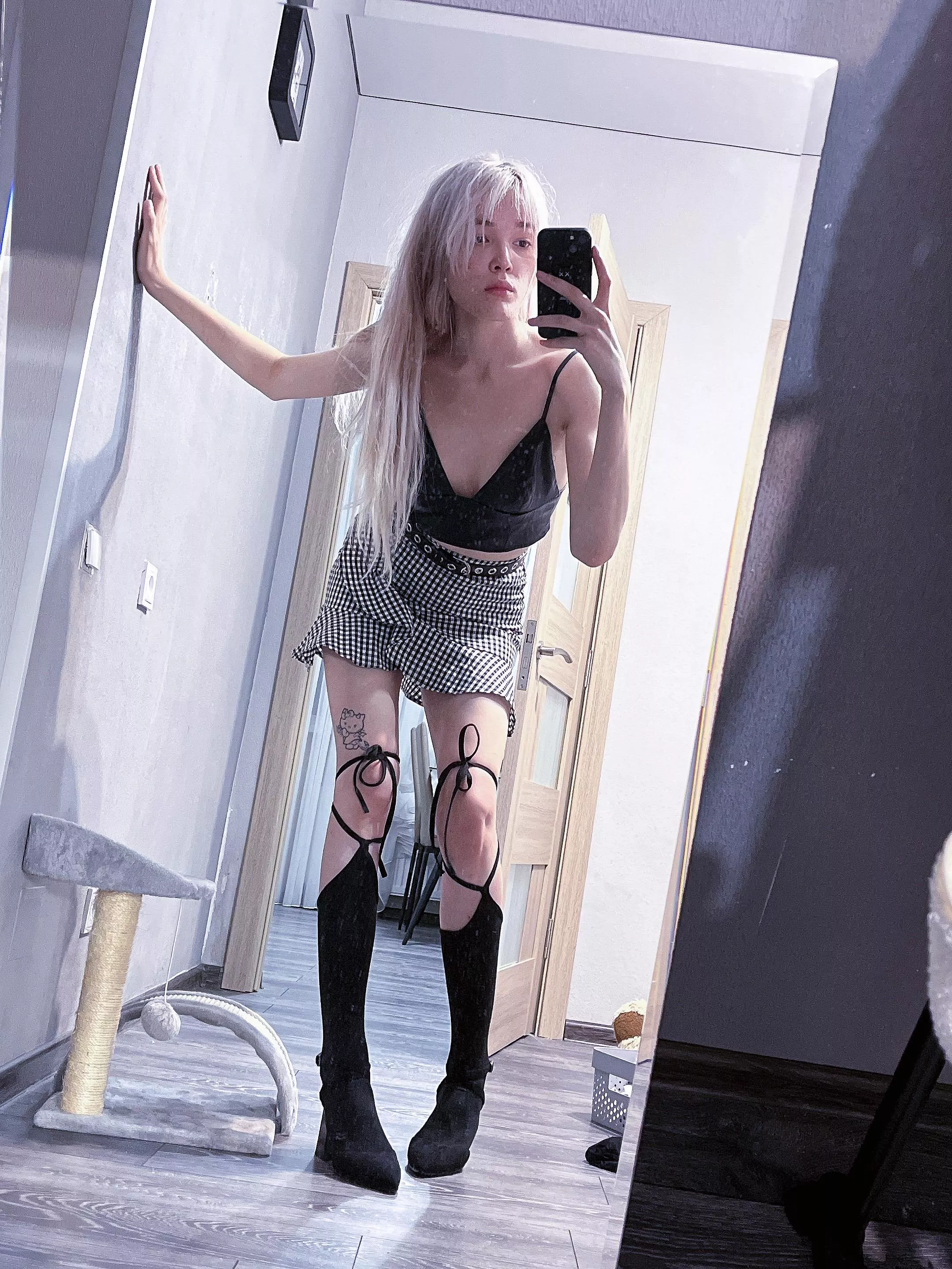 Do i look good in my new school suit? posted by Xiashia