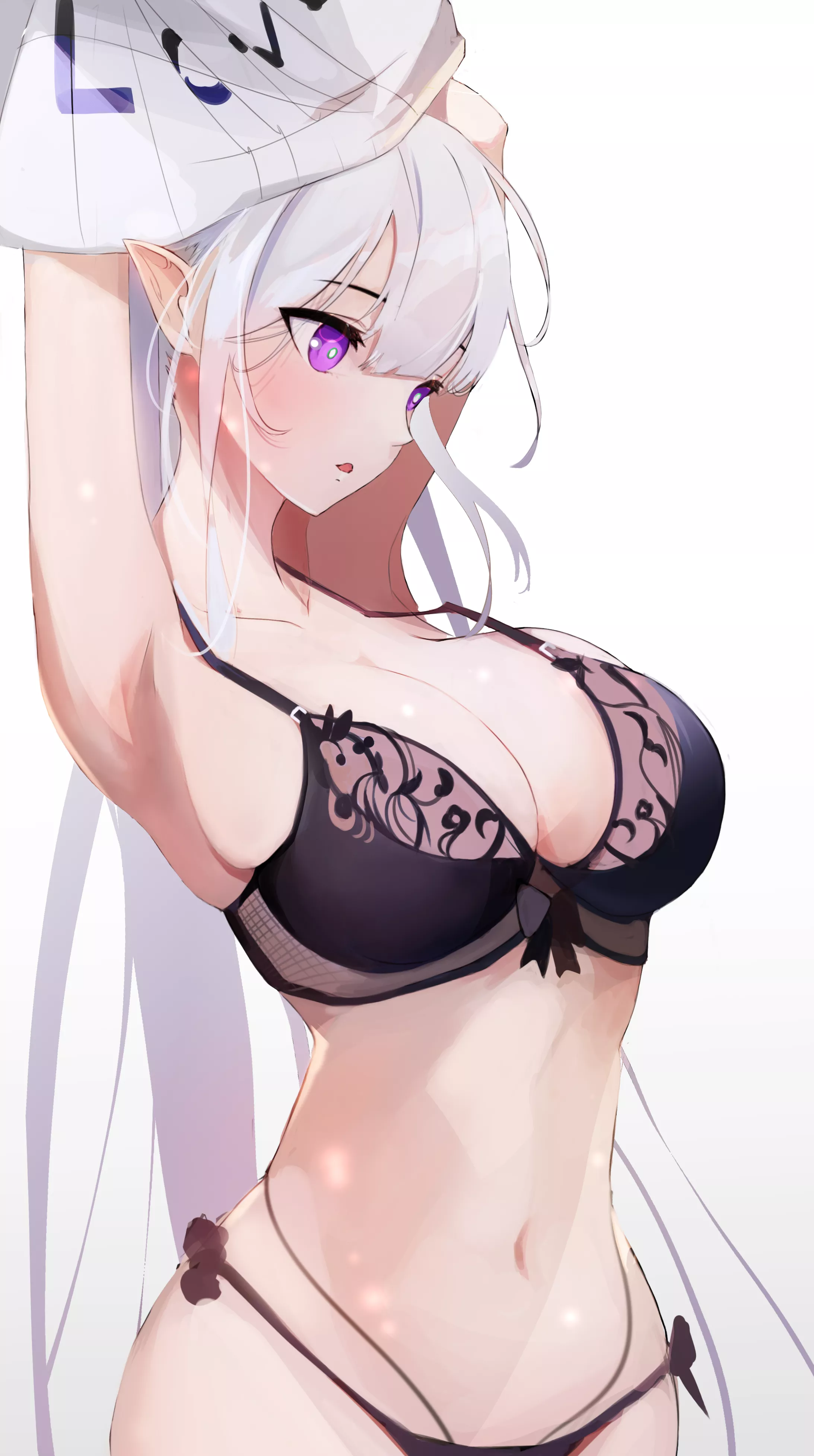 Emilia undressing [Re: Zero] posted by xSaviour_N