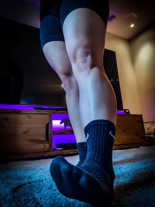 [F] I hope you like sweaty black Nike socks by teenie_tootsiesxox