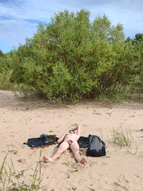 First time on a nude beach! by joshathlete