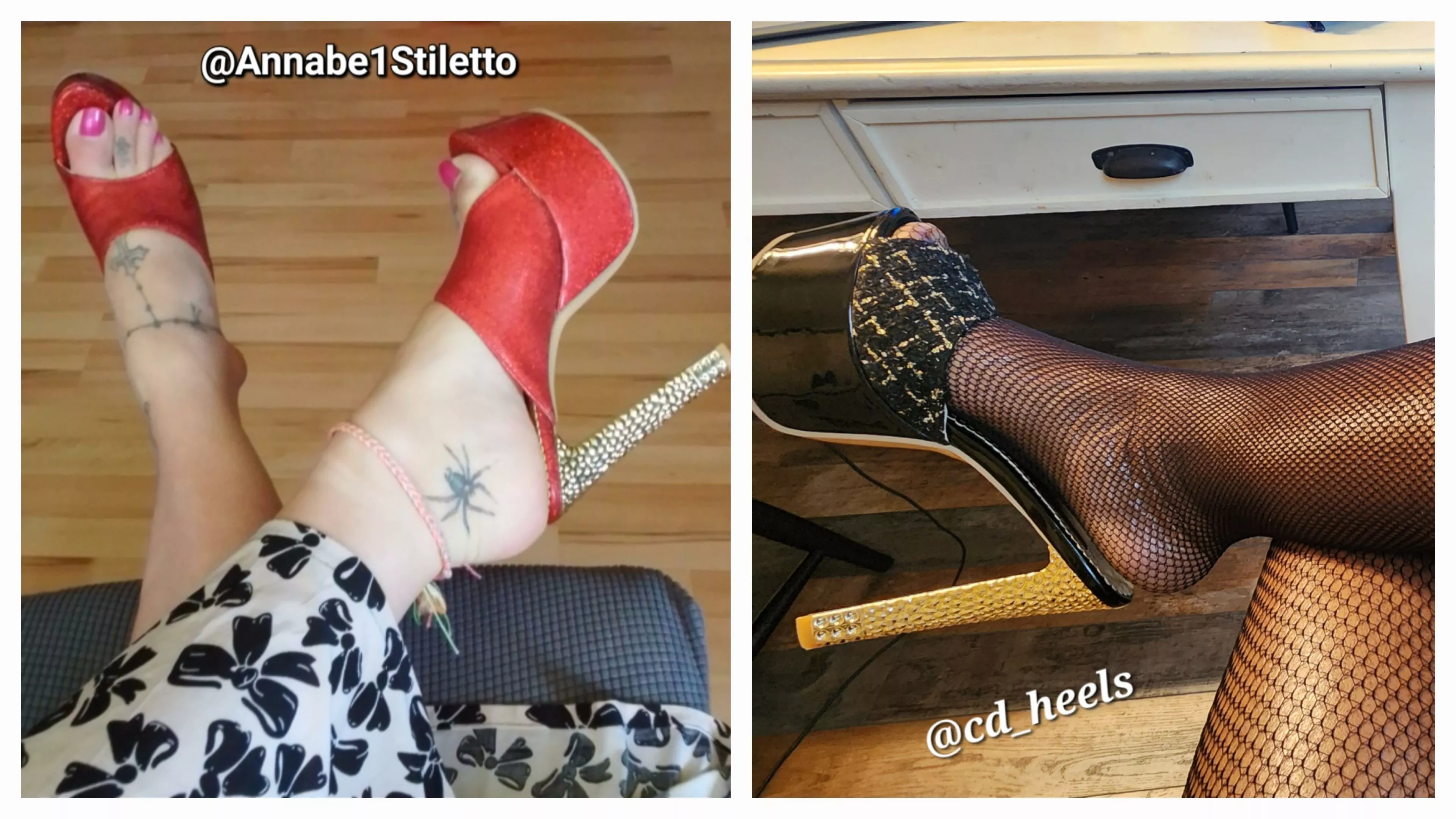 Follow us both on Twitter 'X' posted by CrossdresserinHeels
