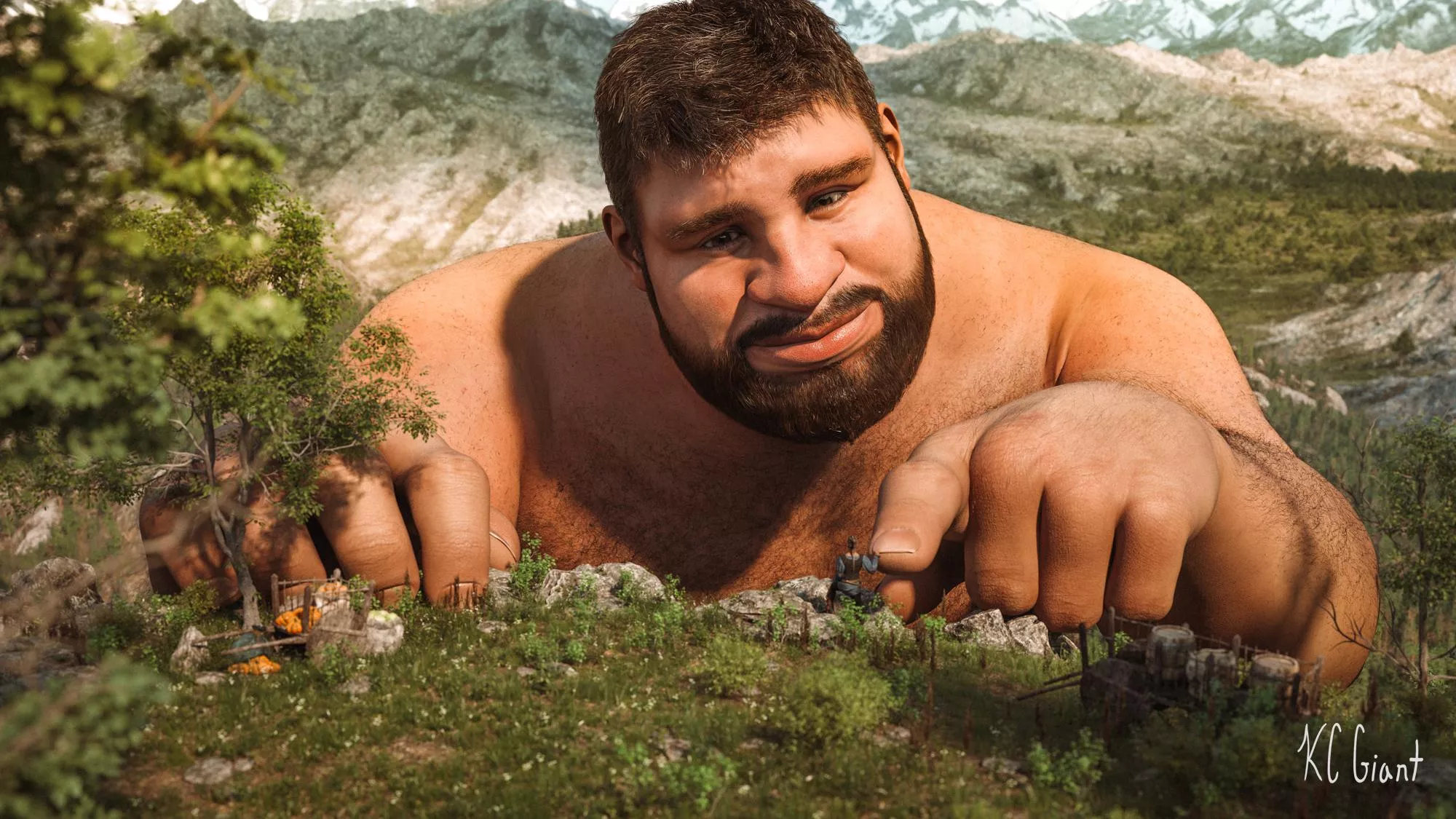 Gustav and his little friend Eliza, full story on Patreon posted by KC_Giant