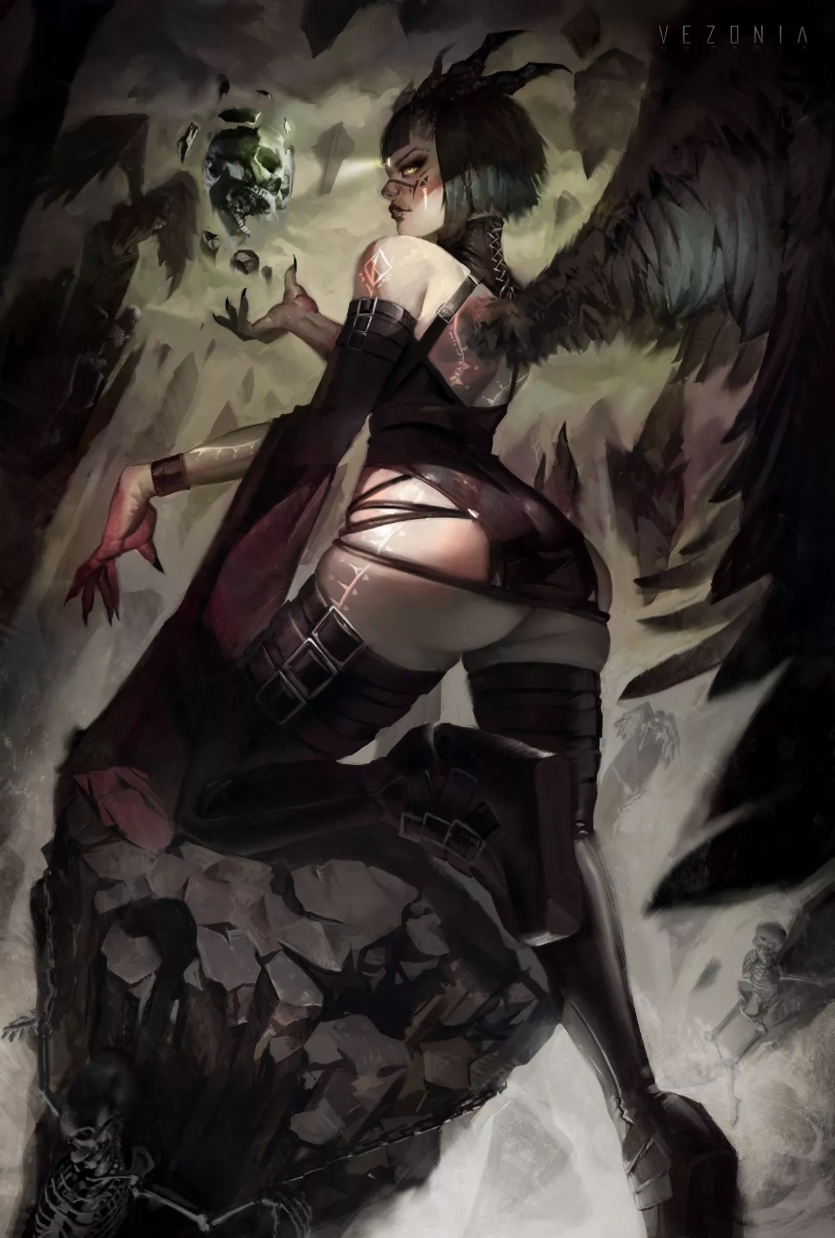 Harpy (@Vezonia_art) posted by MxSummer