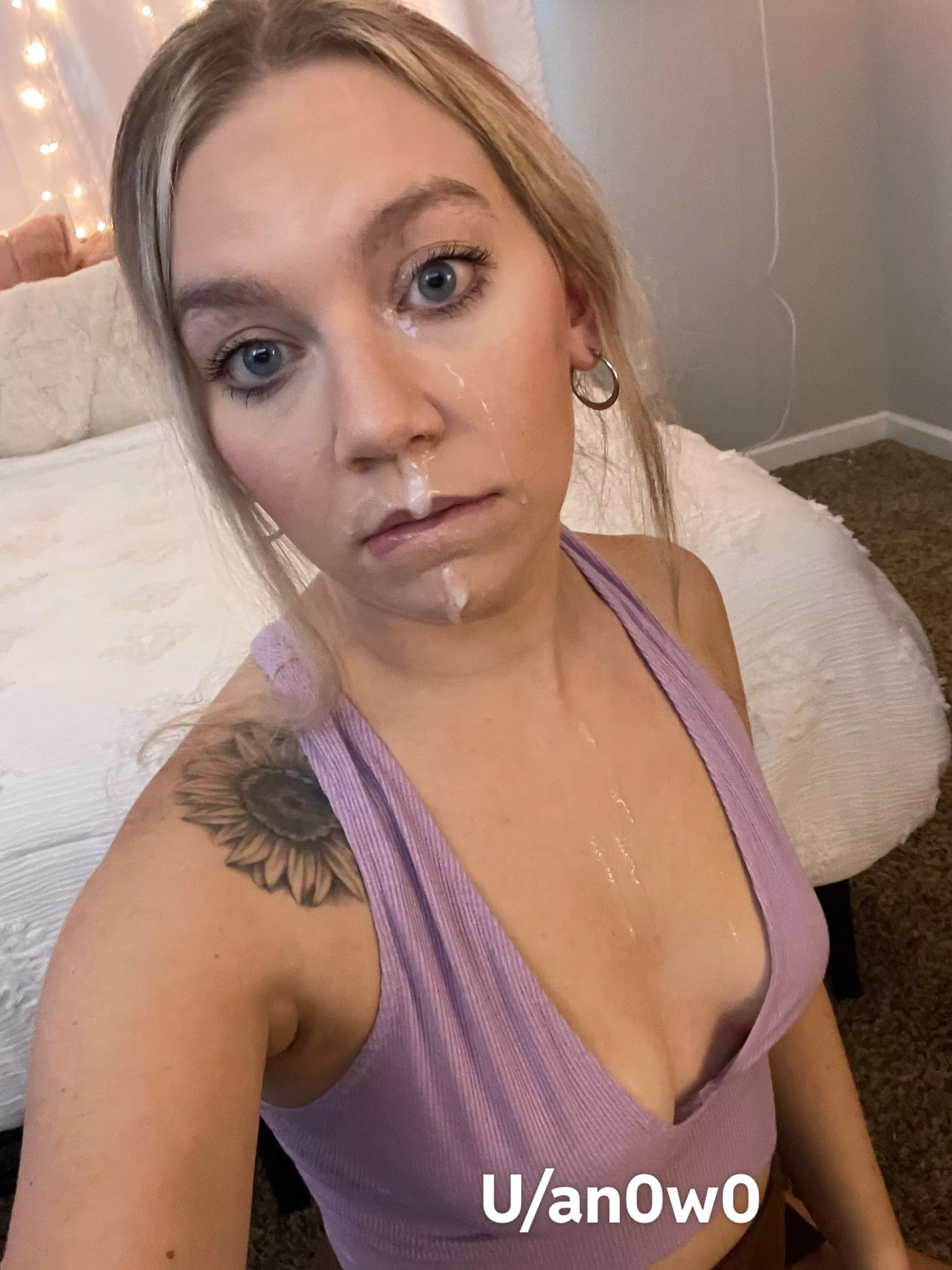 He got some in my eye posted by an0w0