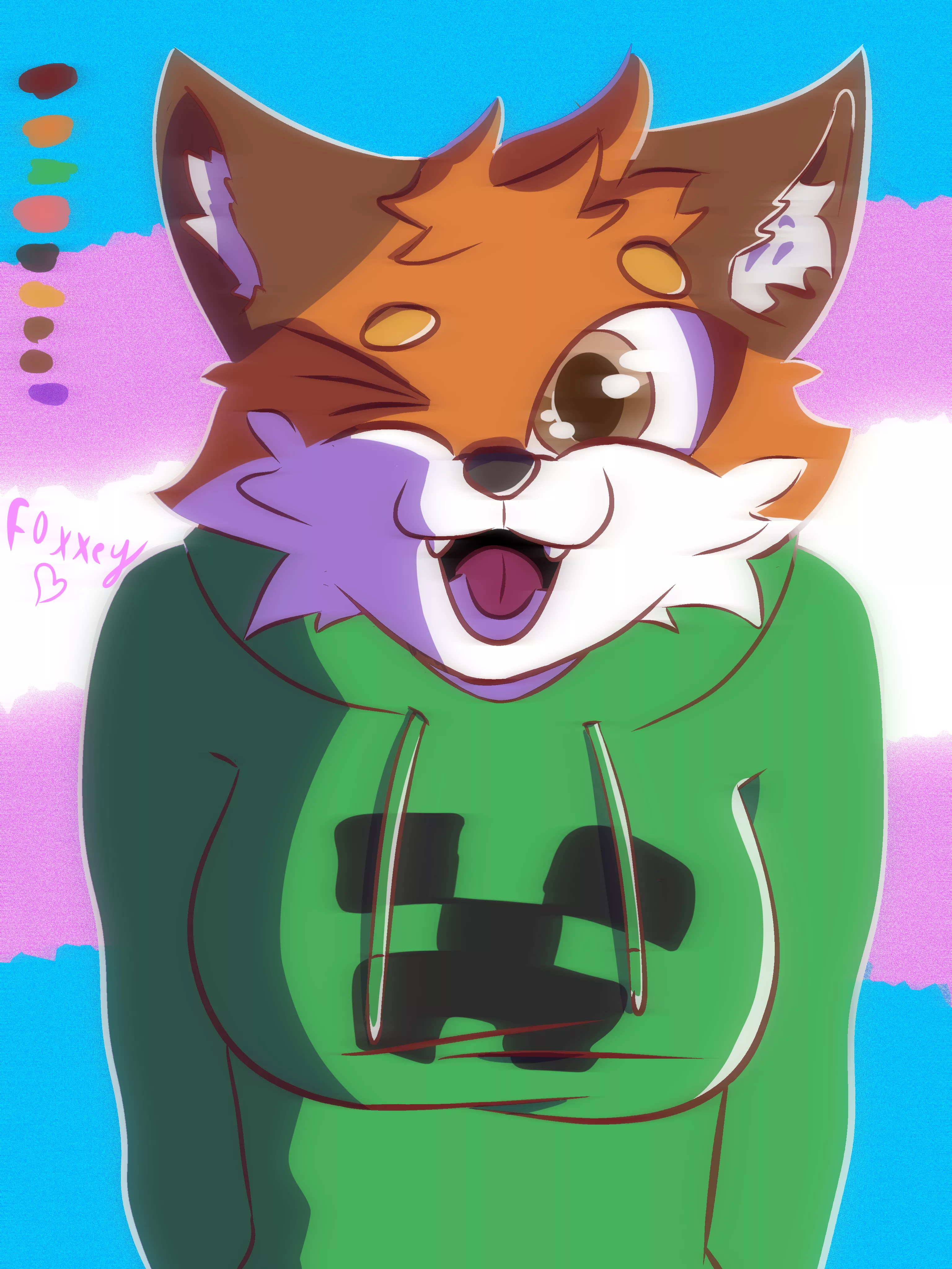 here's a finished piece. Yaaaay posted by f0xxey