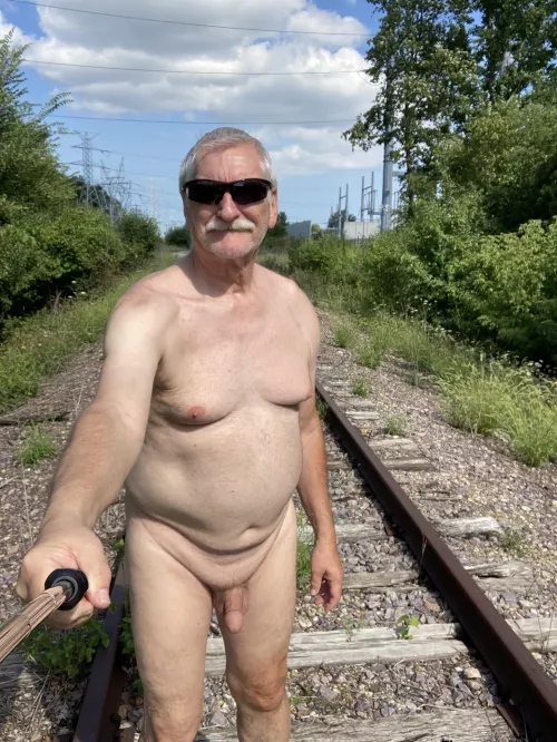 Hiking naked by firefighter5046