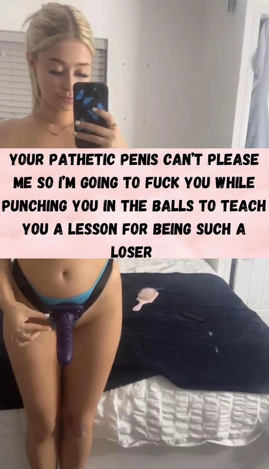 I’m going to make you moan and scream like a slut ! posted by GoddessLayla69