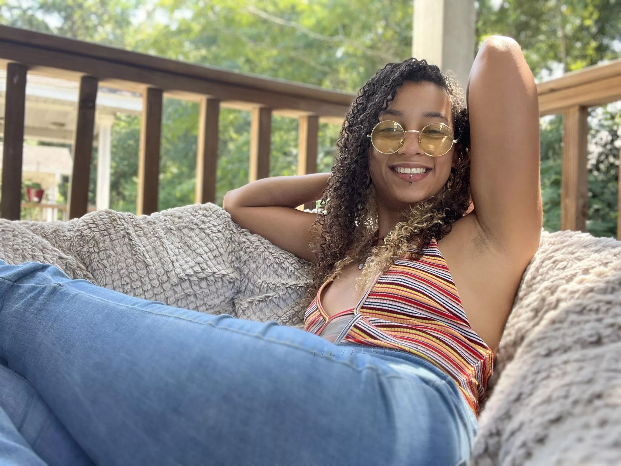 Just a happy hippie in the sun! posted by avaluna96_