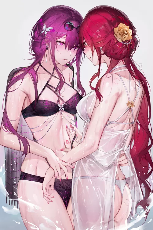 Kafka & Himeko [Honkai: Star Rail] by dumbocow