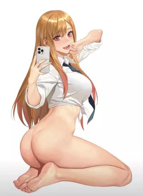 Marin showing off her booty by xKillua666