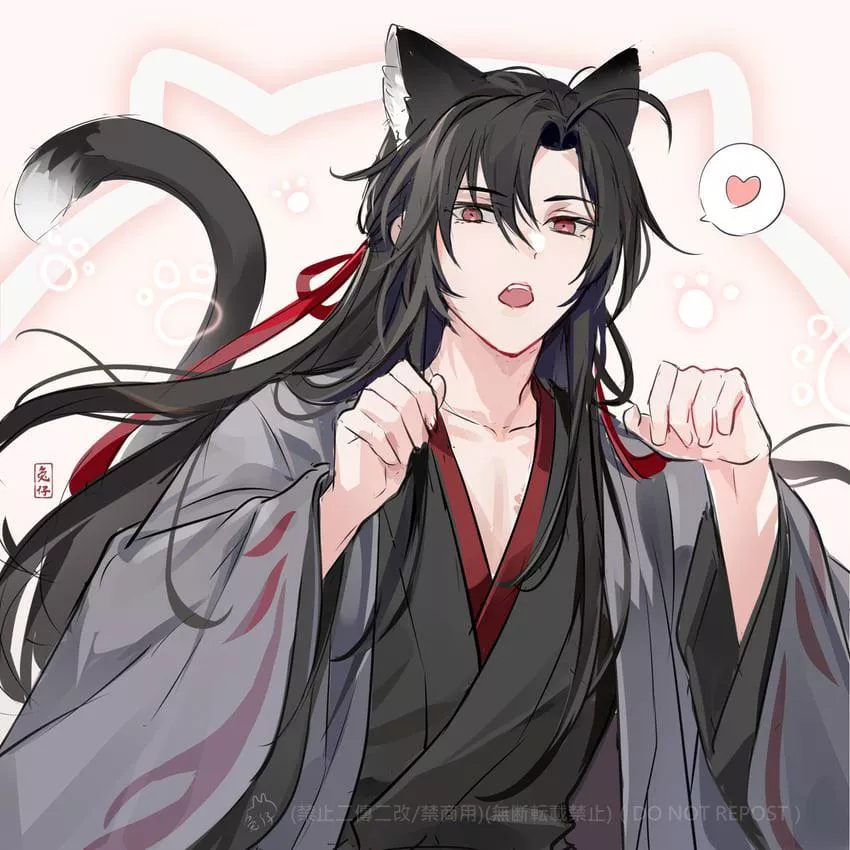 *masculine “nya”* (usagishi) [Modao Zushi] posted by ZAHANDOGAKIZU