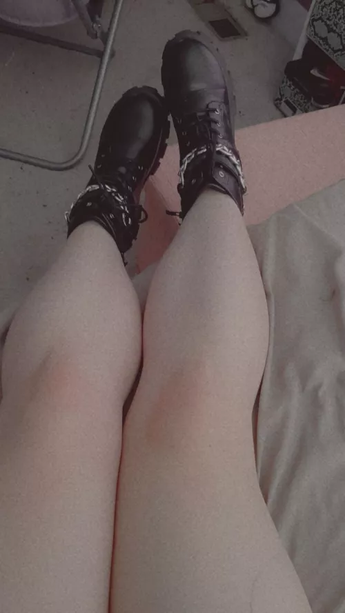 My favorite combat boots by KitsuCerise