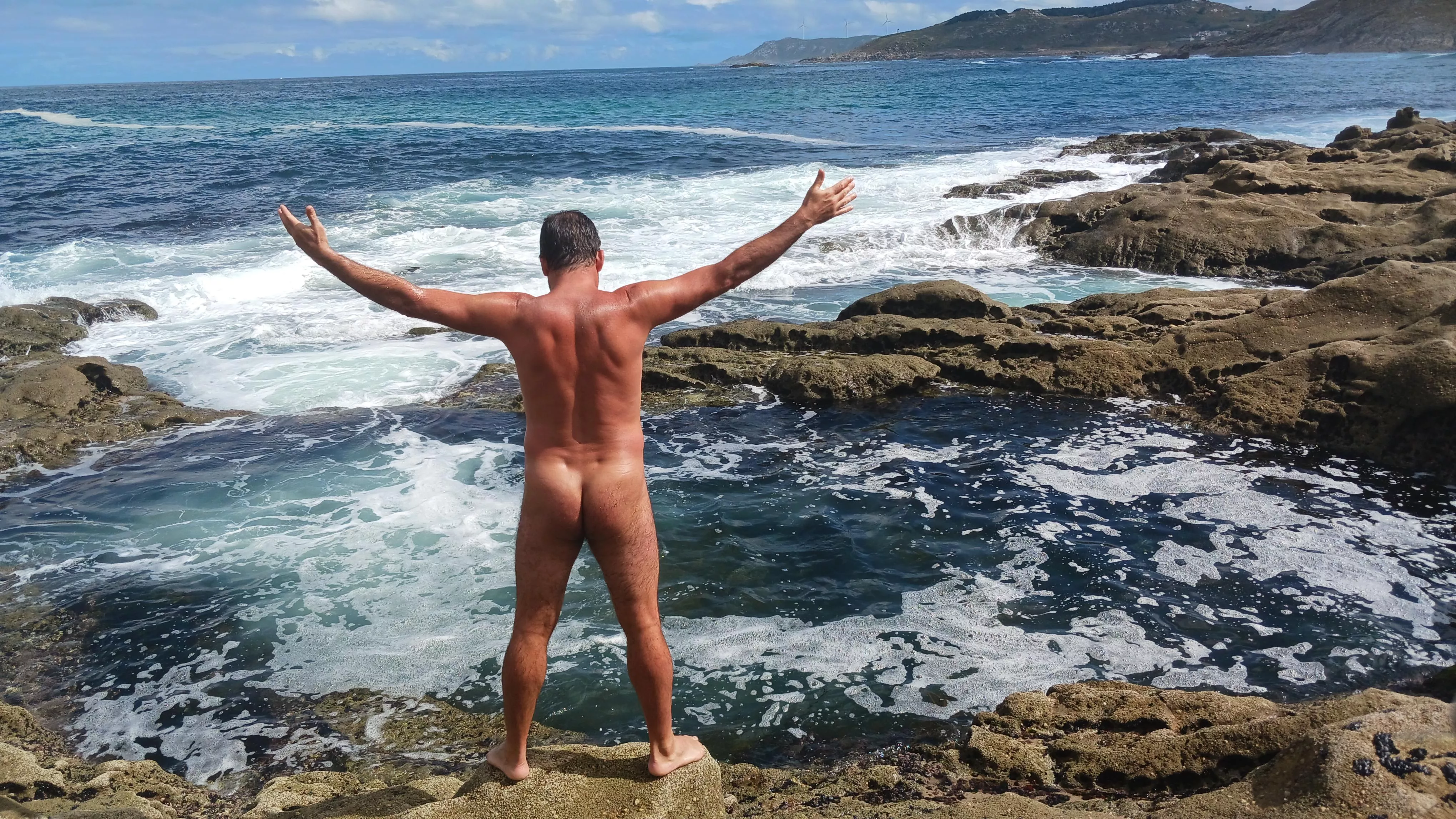 Natural swimmingpool and sunbath, enjoy summertime posted by nudebodytime