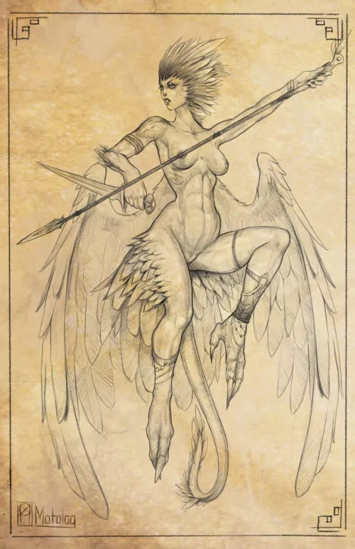 [OC] harpy by Njarla