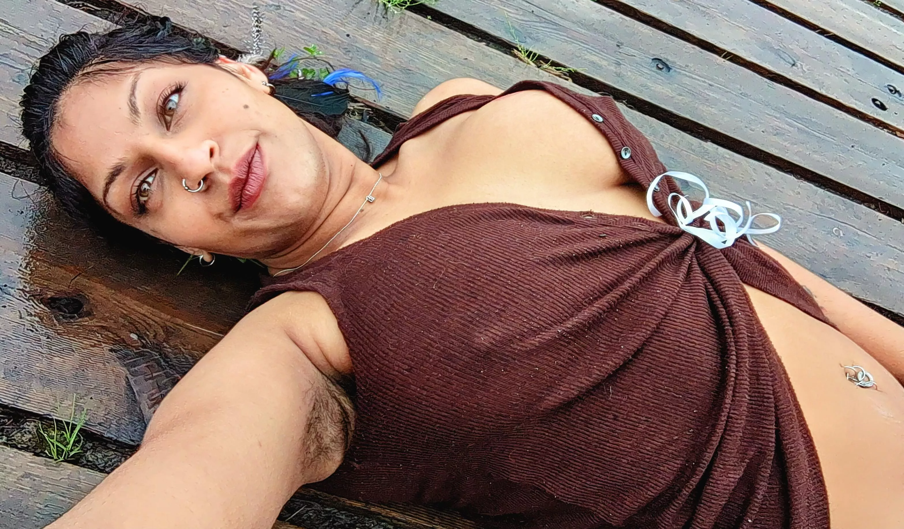 Rainy days are made for hippies🐷 posted by jazzyjasmine68