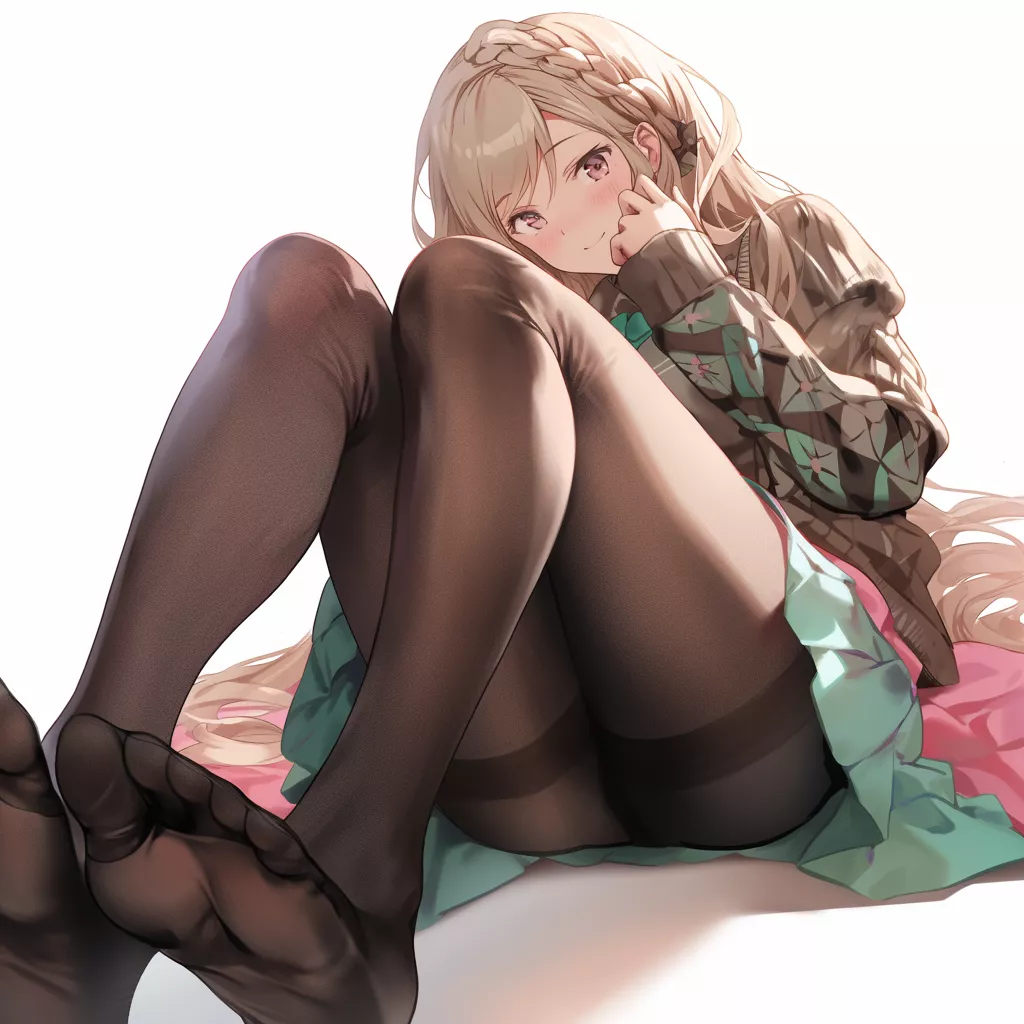 Stocking and a lil bit of feet (JumboidDad) posted by JumboidDad