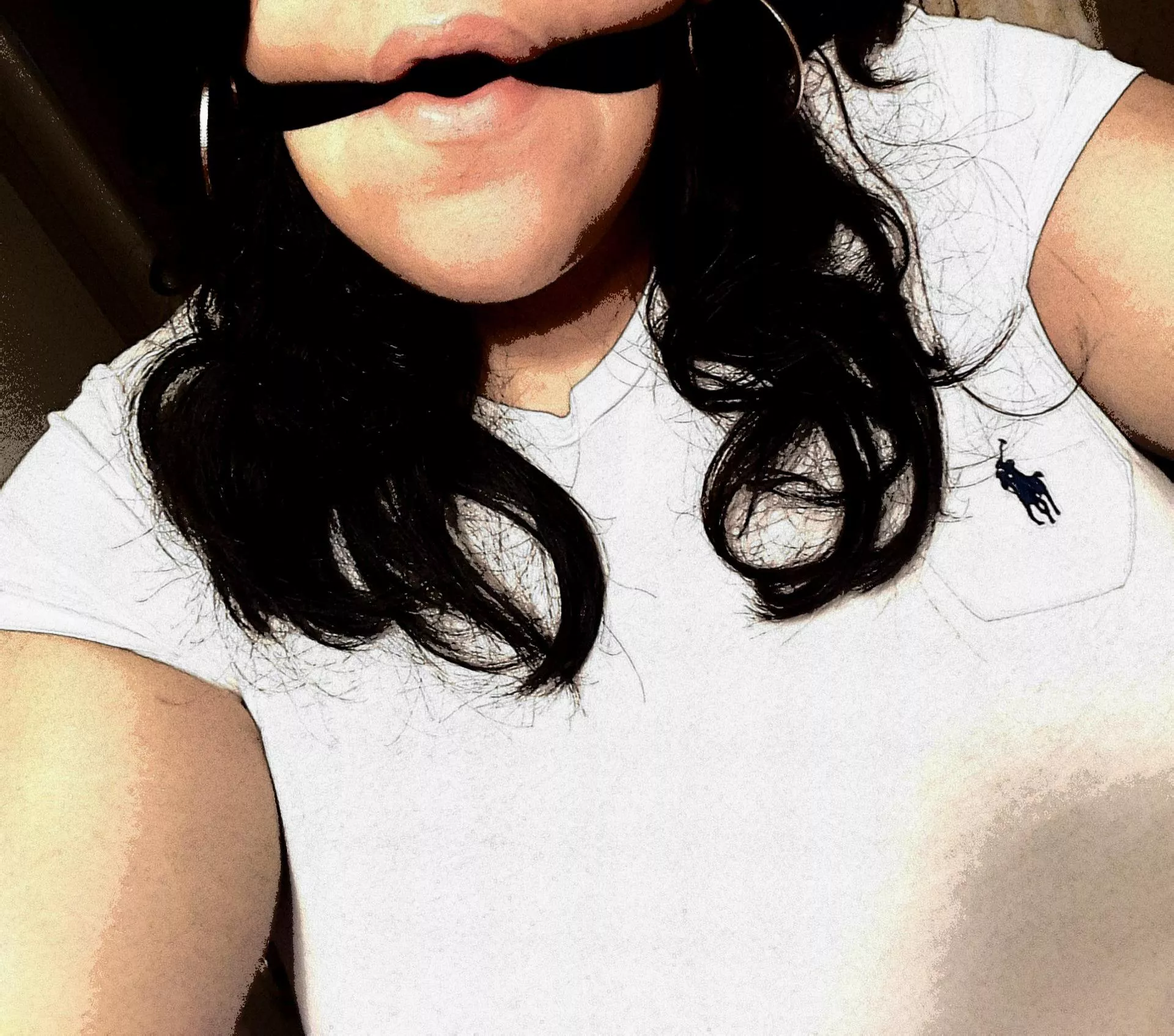 This should keep me from talking, right? posted by SubmissiveKatsar