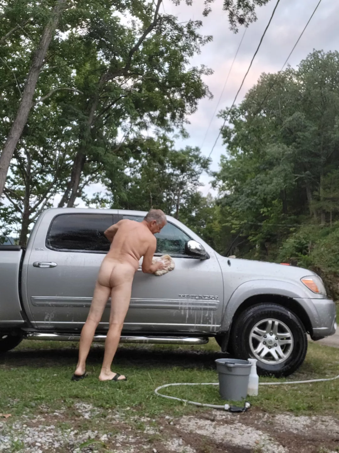 Truck needed washed, it was hot & muggy outside... posted by JohnWasElwood