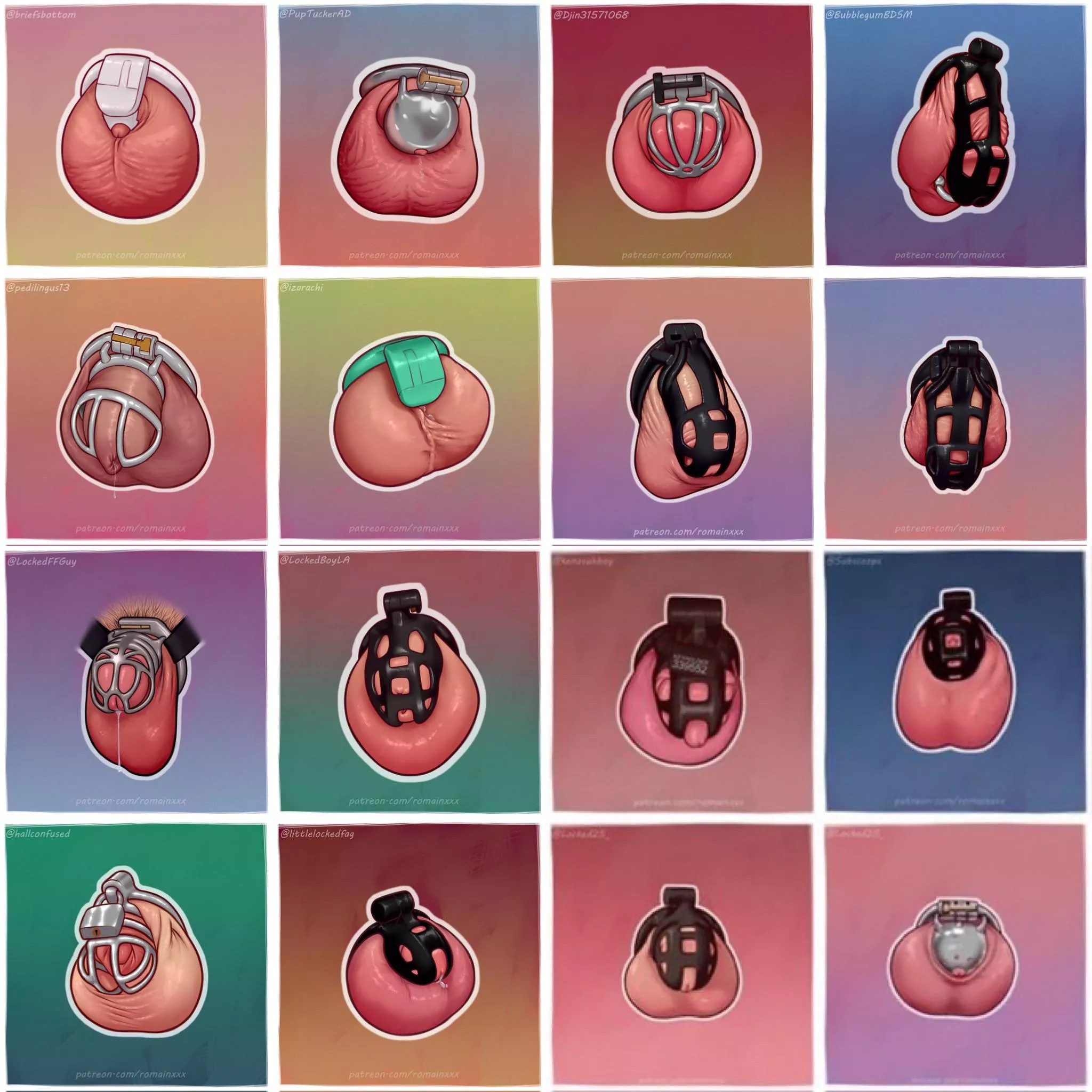 Who has a tiny nub cage like this? posted by SubmissiveStories