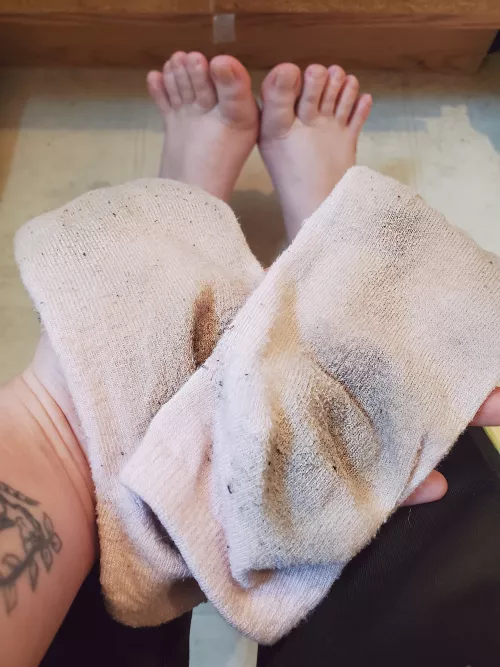 After just two days... this pair has been claimed, but I've got many others I could make filthy for you [Selling] by MistressMagic