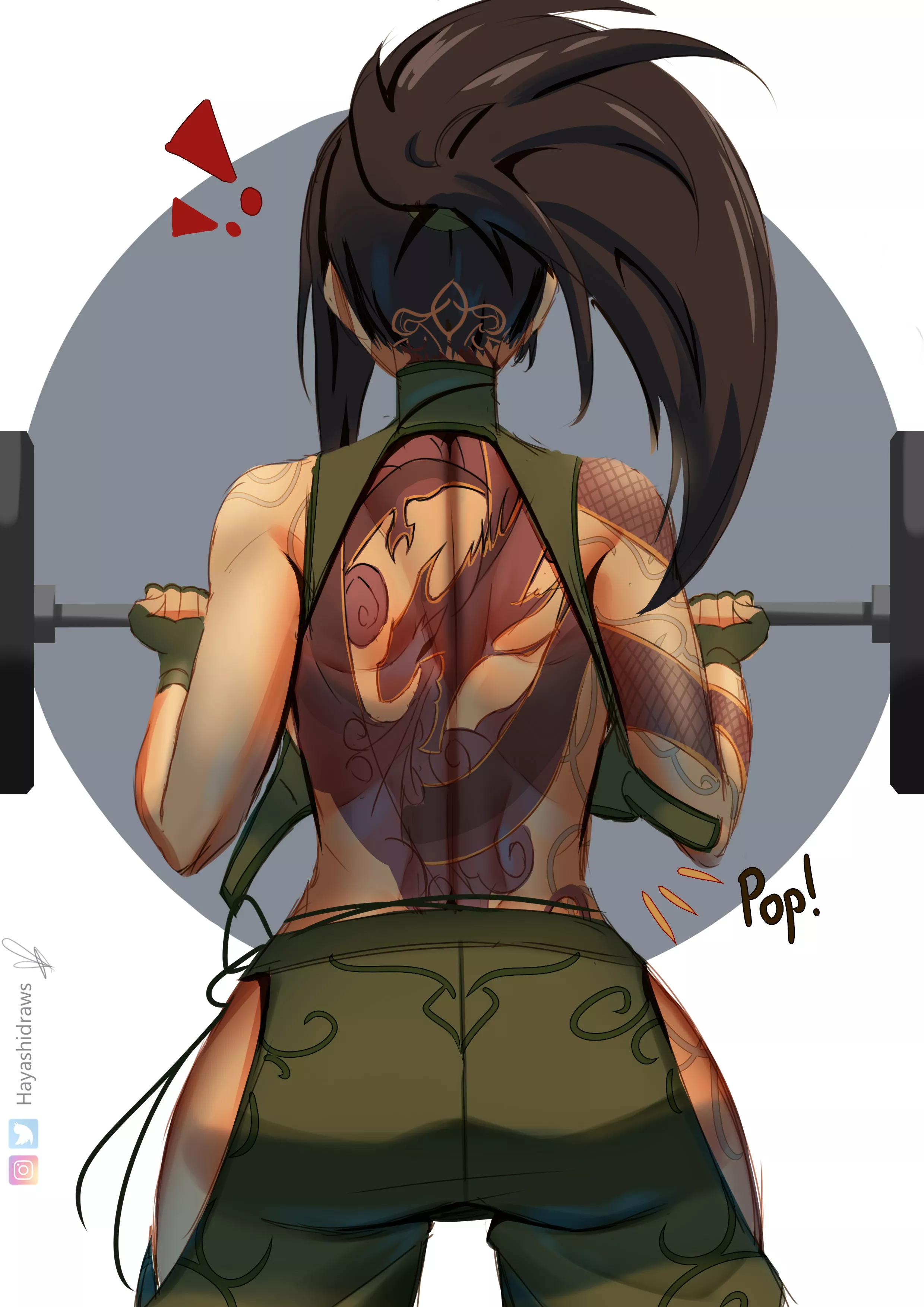 Akali training... Her clothes couldn't handle the pressure... (HayashiDraws) posted by Short-Ad224
