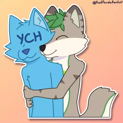 Drew a sticker for a friend of mine because she asked nicely by LeSaR_