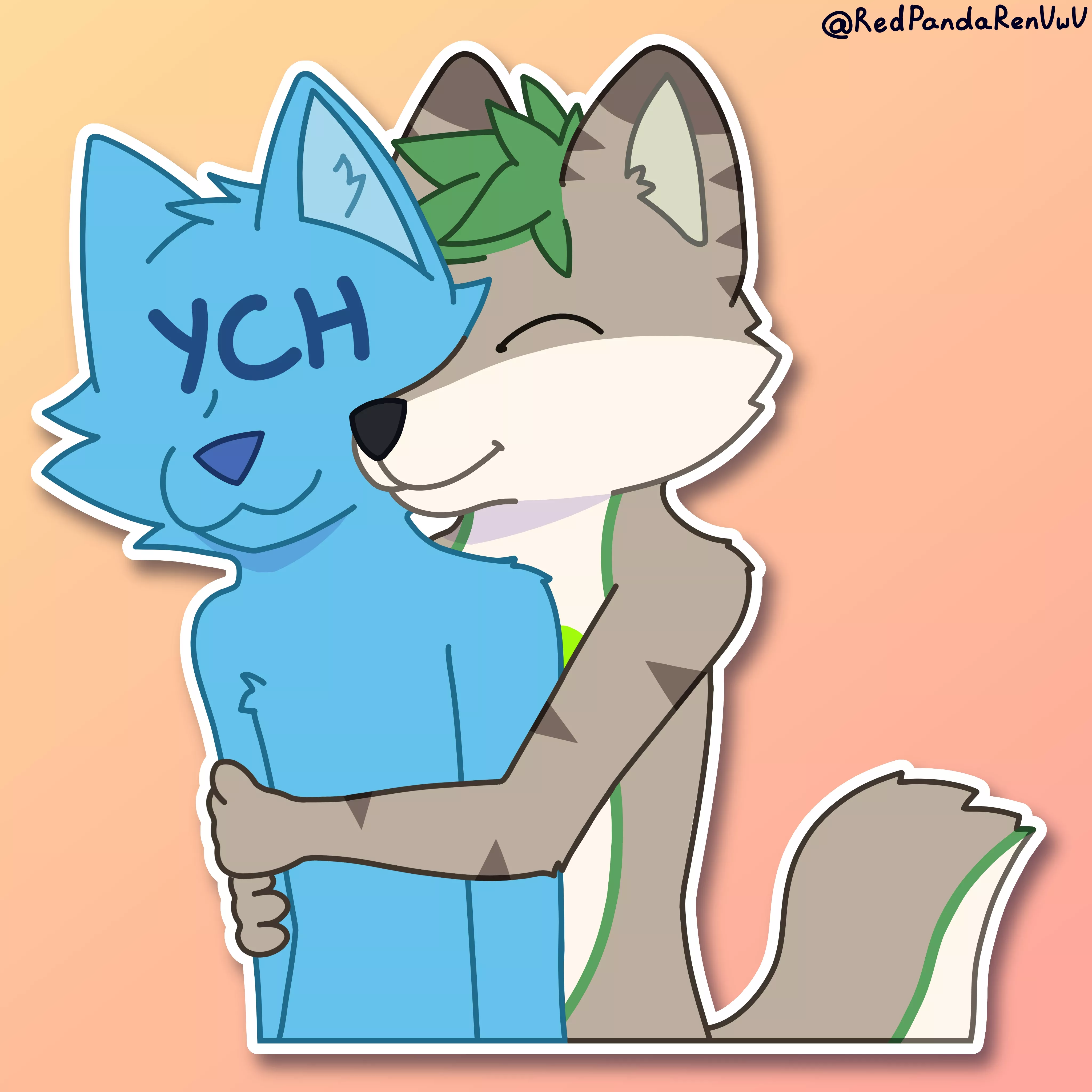 Drew a sticker for a friend of mine because she asked nicely posted by LeSaR_