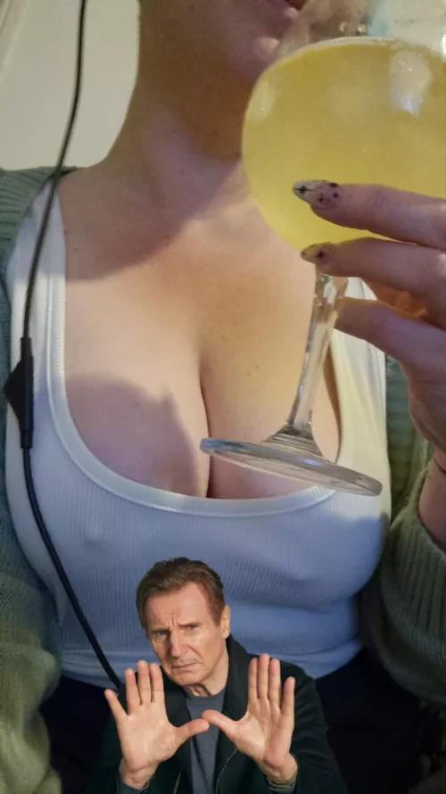 Enjoying a cocktail with Liam by Pumpkin_bumpkin8