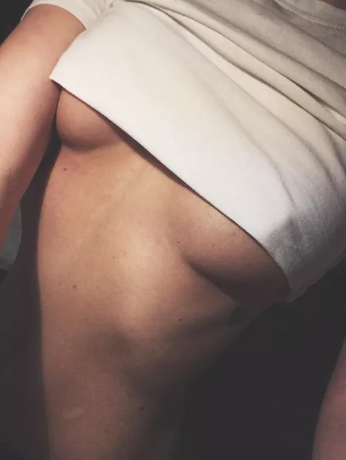 I think white tshirt is best to go braless in by qpassionfruit