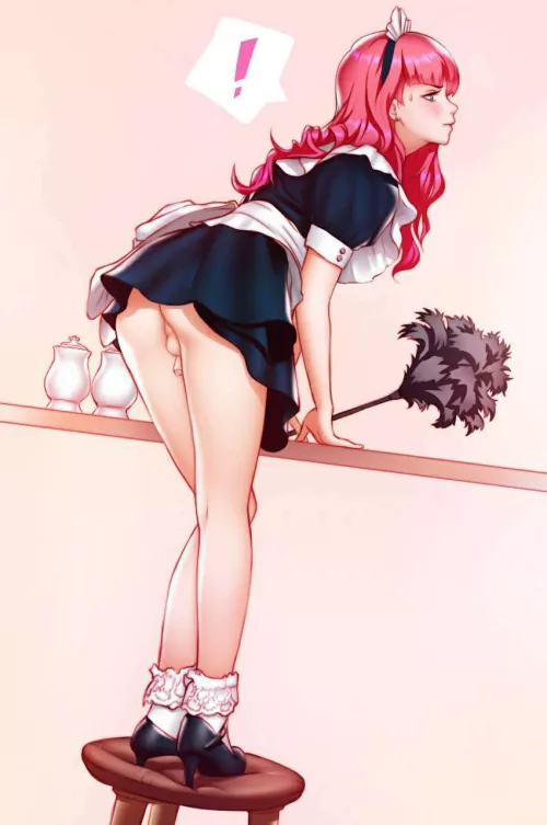 I wanna have a femboy maid like this in my house... by justifymydong