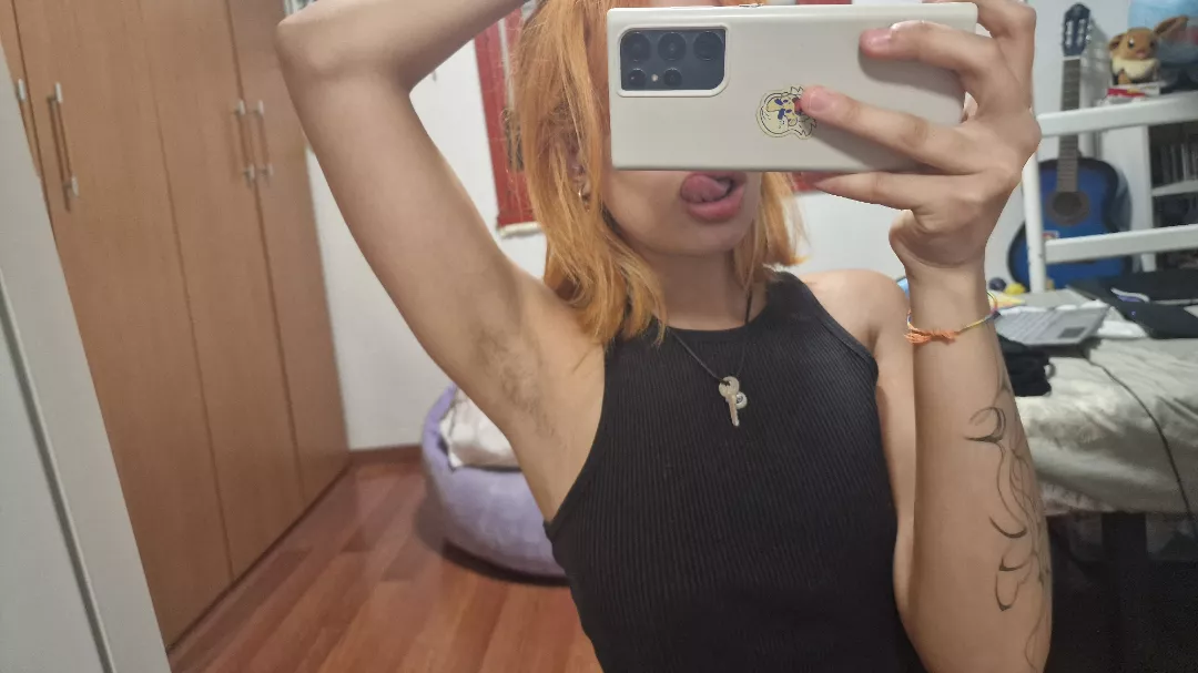 if we were alone in my room, what would you do? Would you kiss my mouth or lick my armpits? posted by Suspicious_nirv