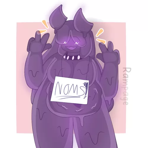 {Image} Slime noms :D [OC] by Maxine_Rampage