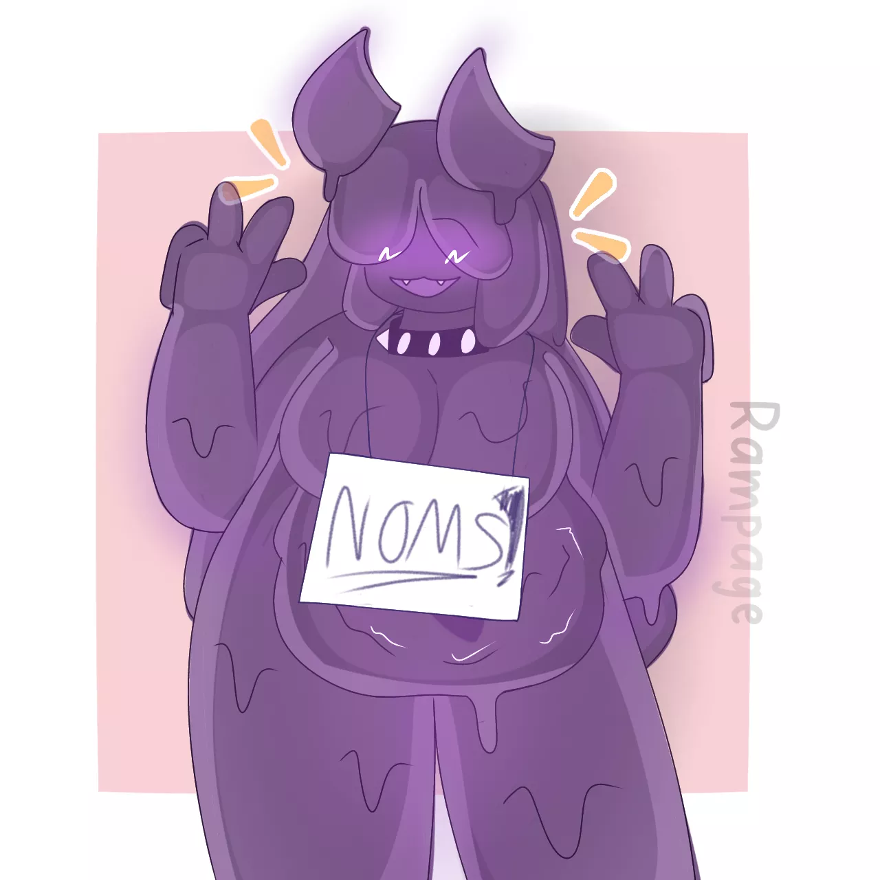 {Image} Slime noms :D [OC] posted by Maxine_Rampage