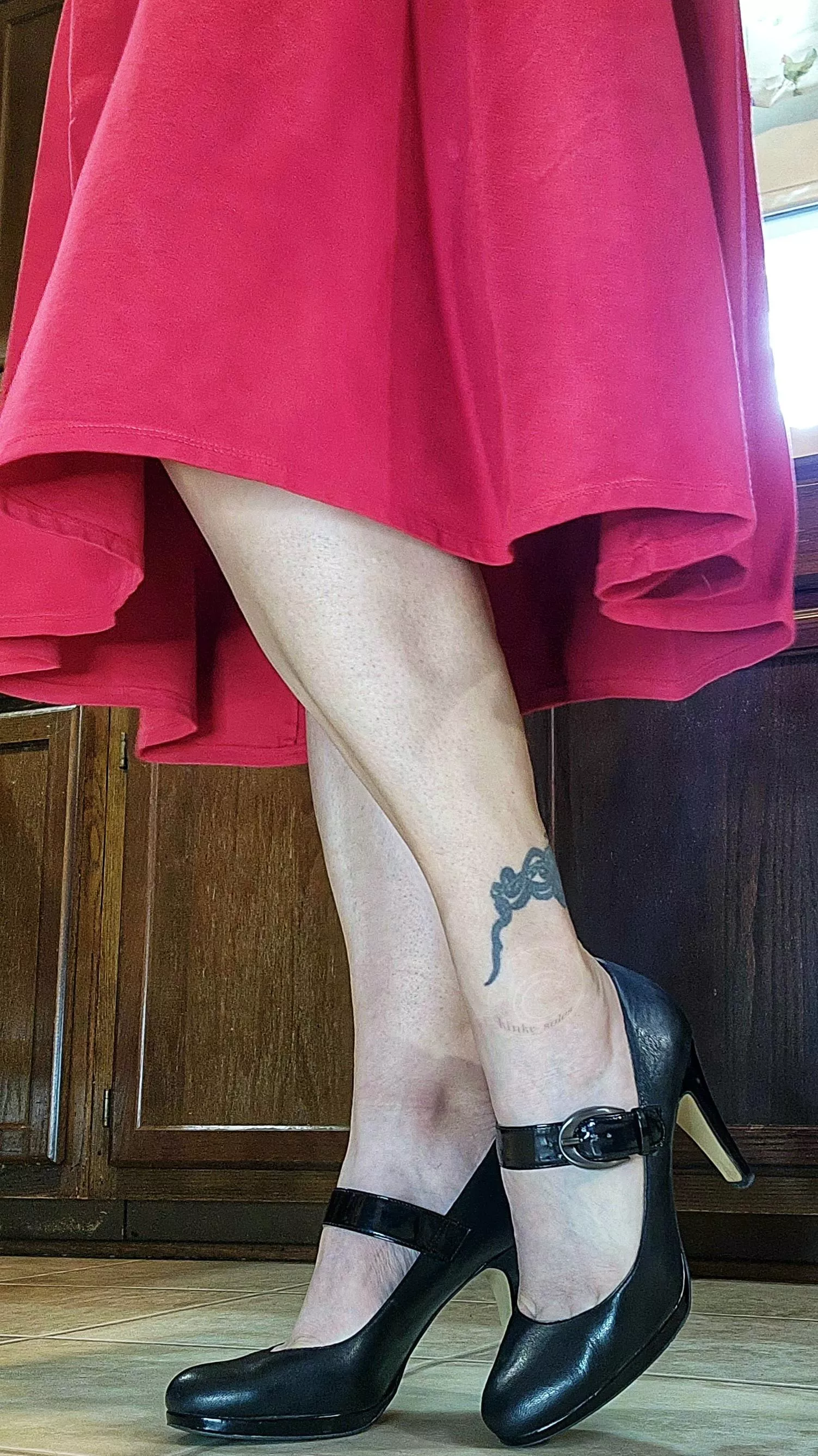 It's Date Night! Do these heels look okay with this skirt? posted by kinky_soles