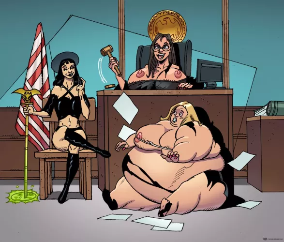 Laws of Man vs Laws of Magic (BE, body expansion, clothes ripping, weight gain, big boobs, mind control) by Cezar_Nix