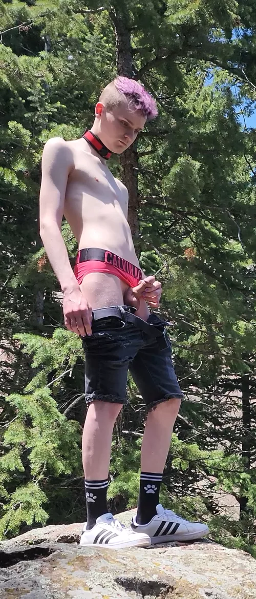 Marking my spot on the mountain. by kinkyryan2552