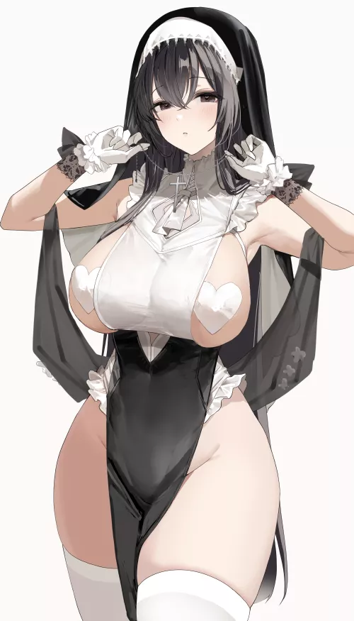 Nun Cosplay [Artist's Original] by xSaviour_N