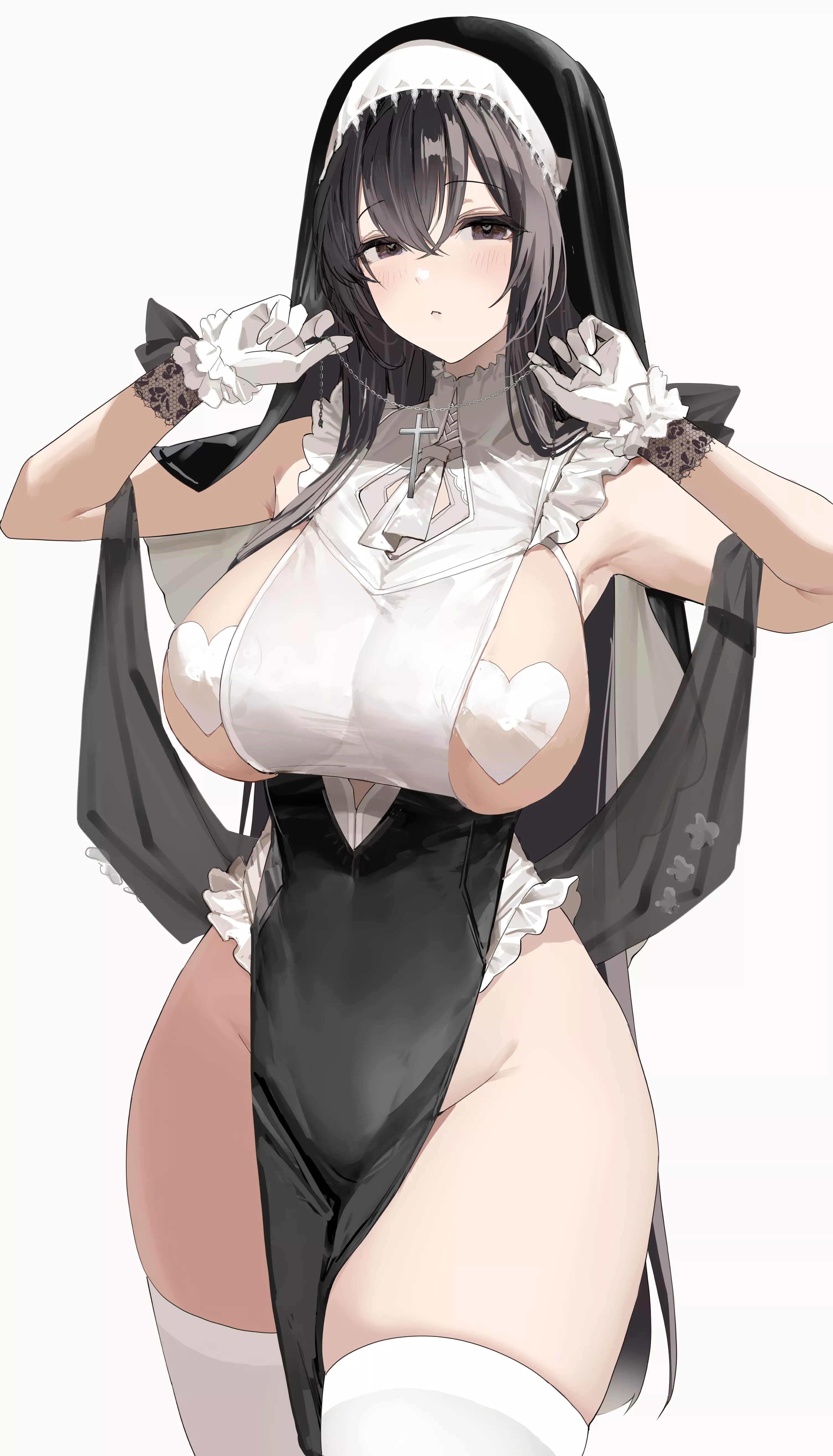 Nun Cosplay [Artist's Original] posted by xSaviour_N