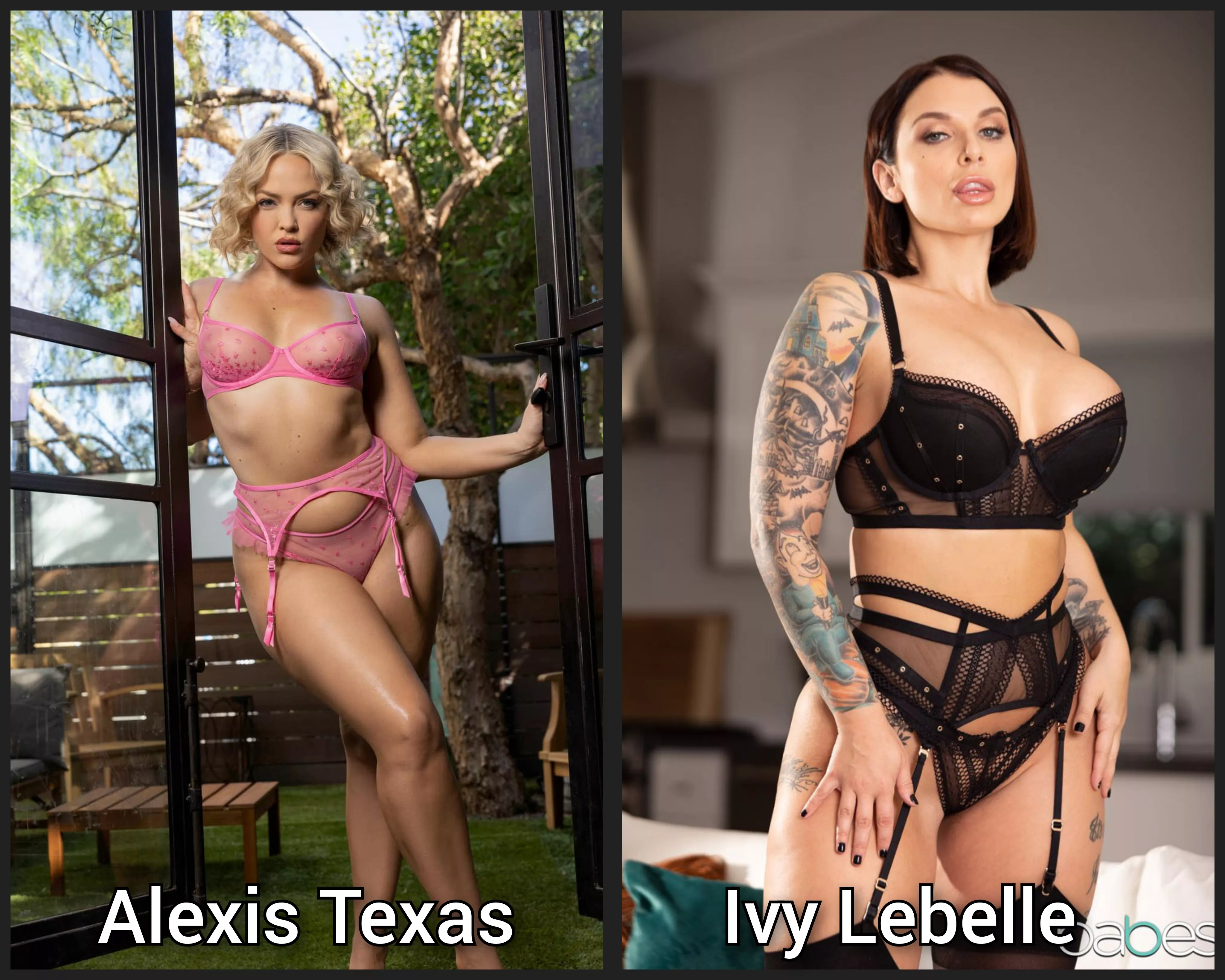 pick one - Lingerie milf battle - [Alexis Texas] [Ivy Lebelle] posted by abo_oba73