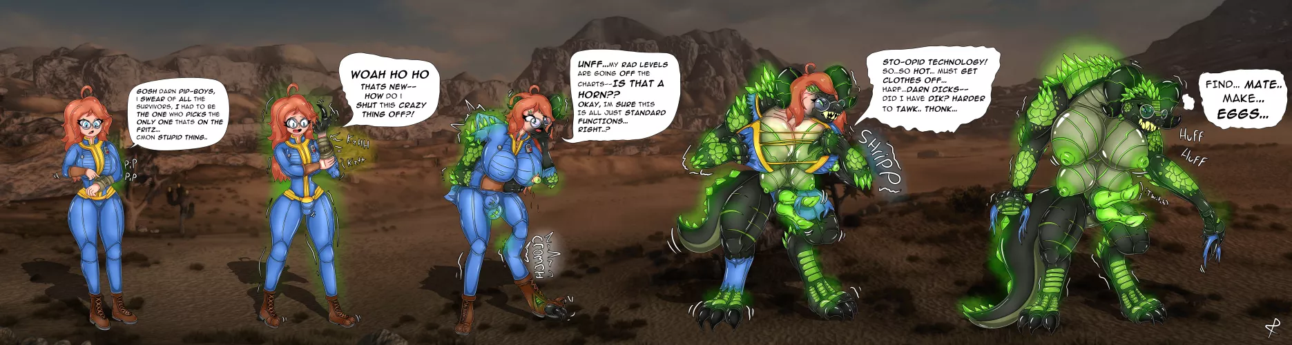 [ProjectPorygon](f-->deathclaw) Rad-ical Transformation by ProjectPorygon