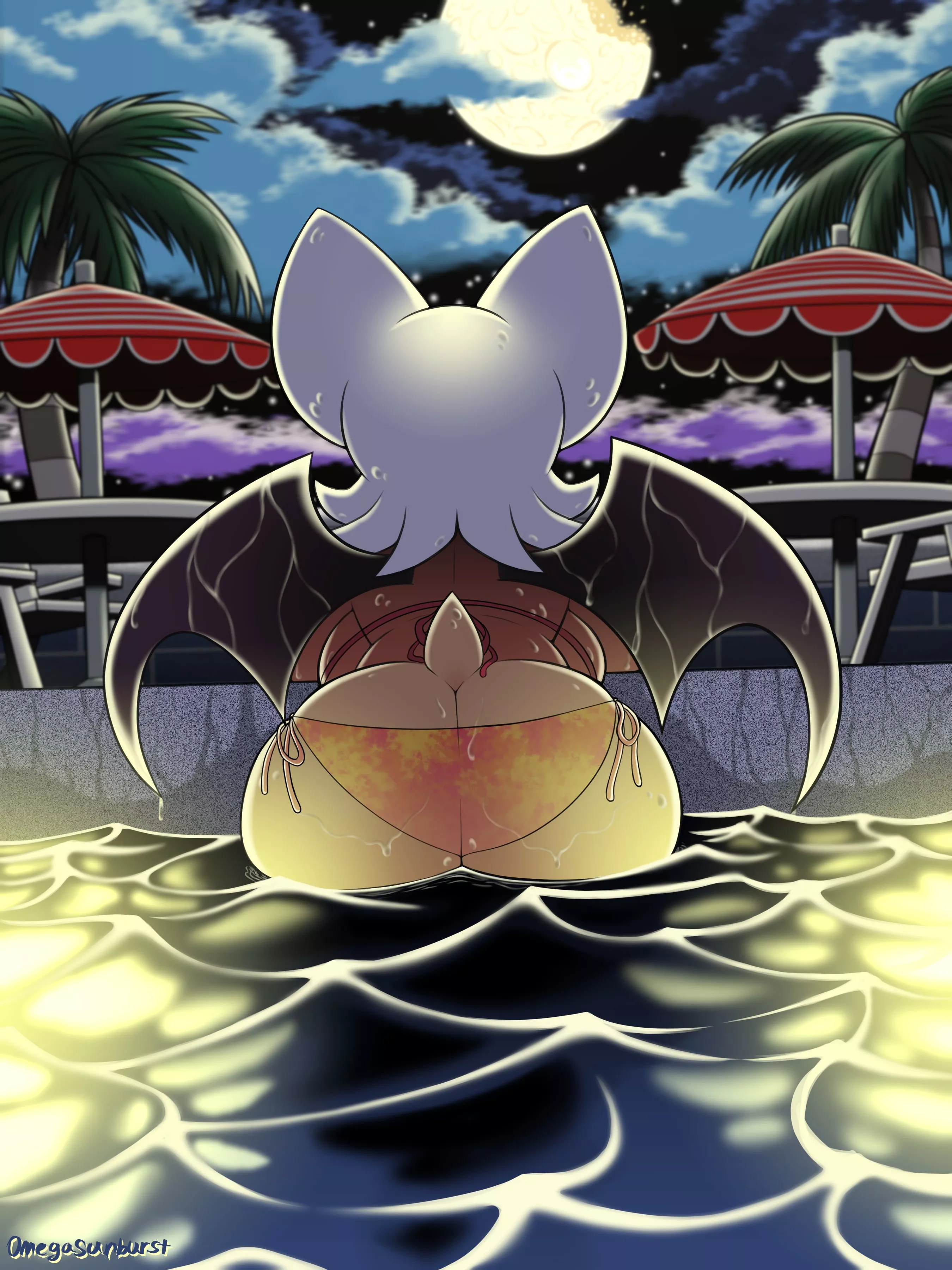 Rouge - Station Square Pool (Omegasunburst) posted by ObserveAndHerve
