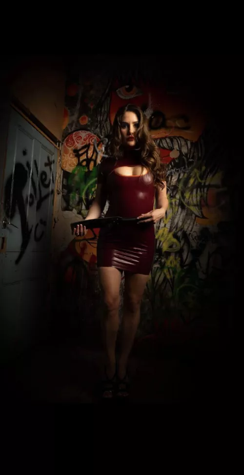 So tell me… how many strikes could you take from my paddle before you realise what you have gotten yourself in for? by Serveyourkitty