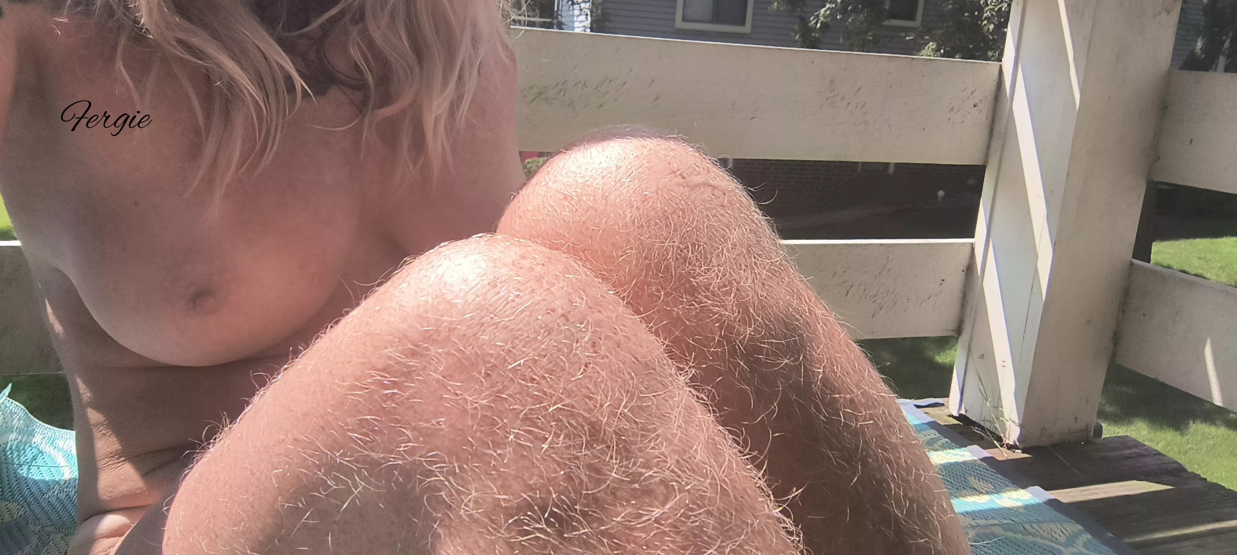 Spread these hairy thighs and get ur treat posted by AccomplishedEagle499