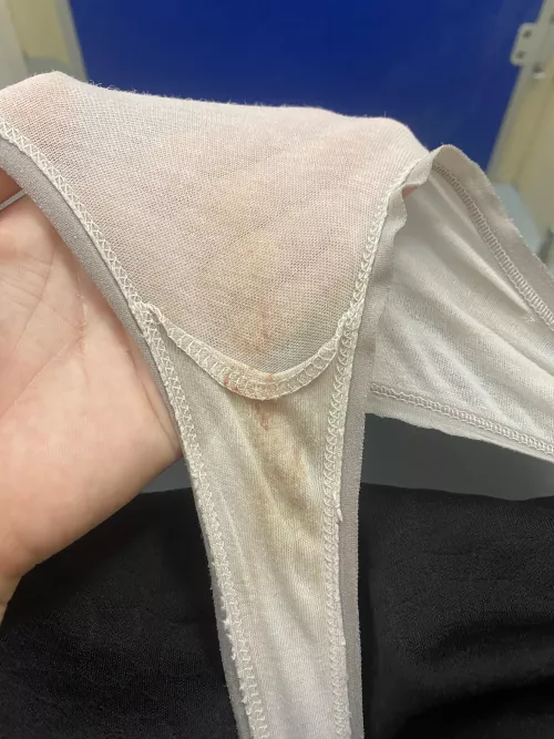 Sweaty stained gusset after my spin class 🥵 by Aurora-love