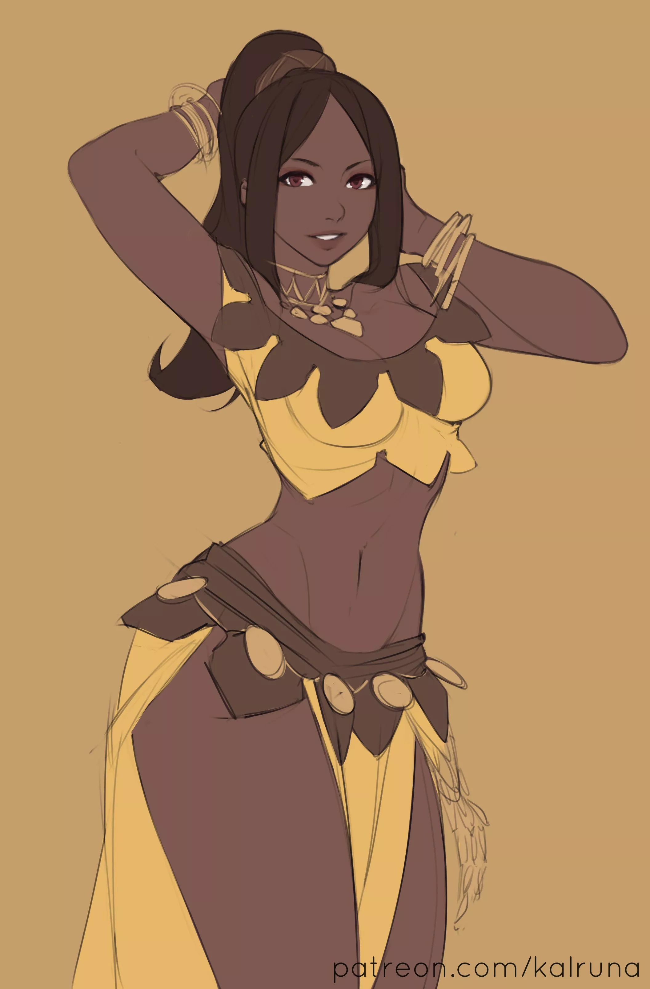 Timerra in Primrose's Outfit! (Kalruna) [Fire Emblem: Engage] posted by albaHanna