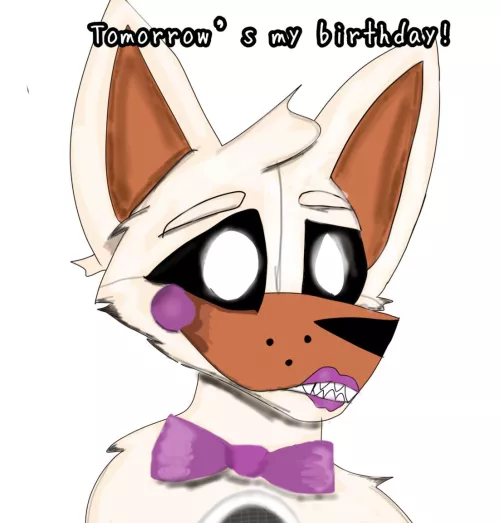 Tomorrow’s my birthday so I made some art of lolbit art ofc is by me by Infamous-Love-1255
