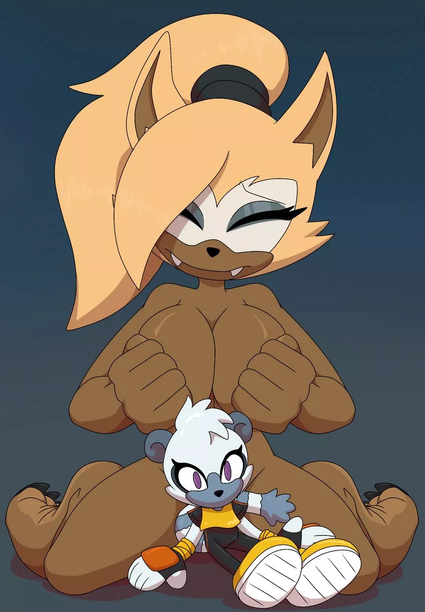 Whisper has a new plush of her best friend/girlfriend 😏 (foot ninja15) posted by SonicSpeedster18