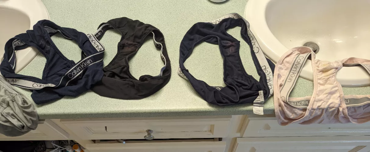 Wife likes her Calvin's, which to play with first? ;) by fortheporn36