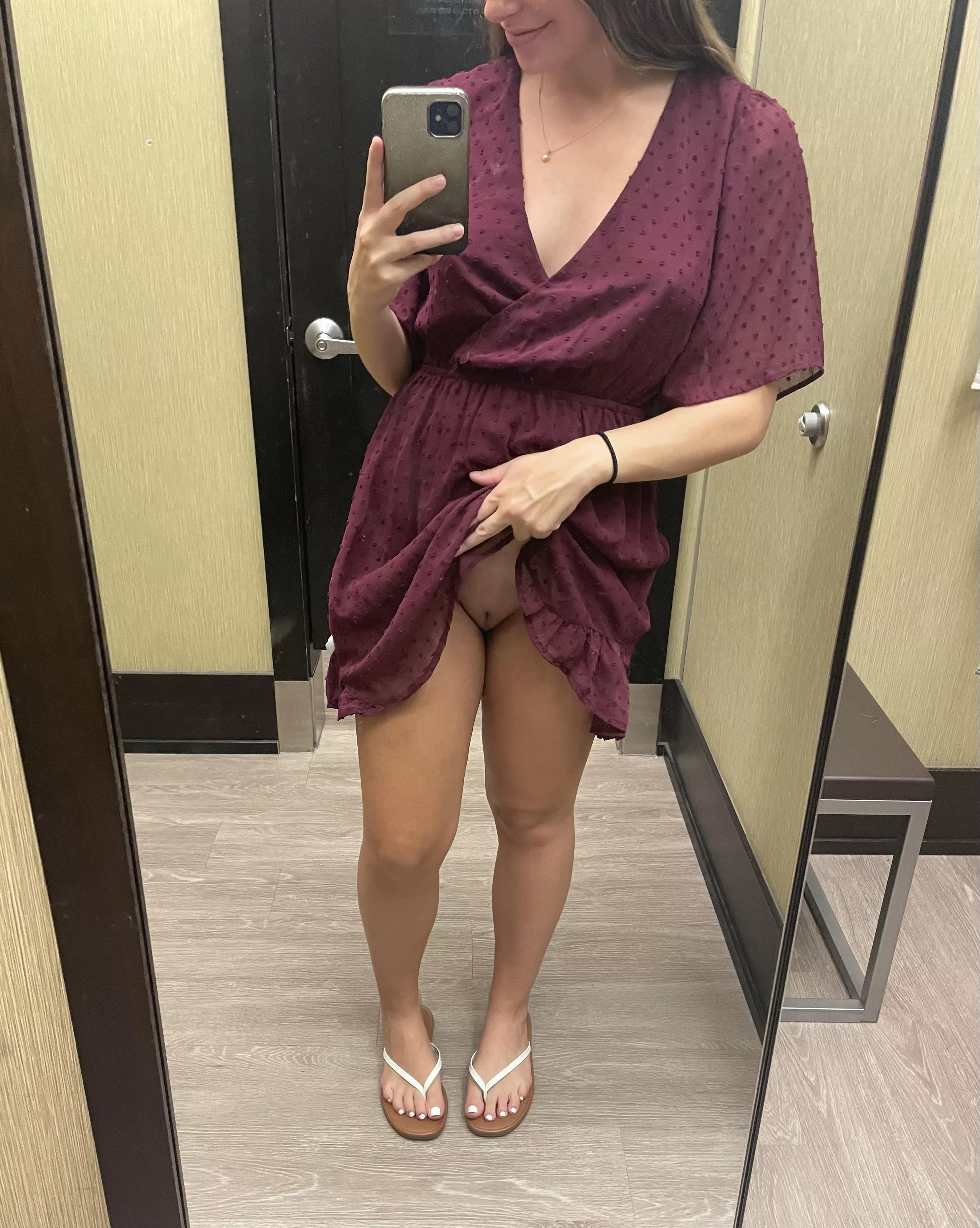Would you lick it in the dressing room 😈😋 posted by Emmashared
