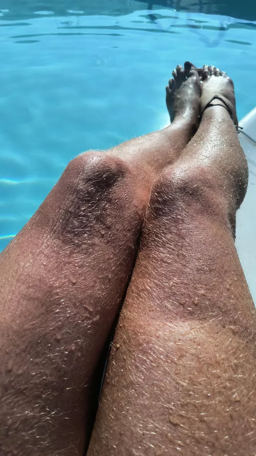 Would your cum stick on my hairy legs by AccomplishedEagle499